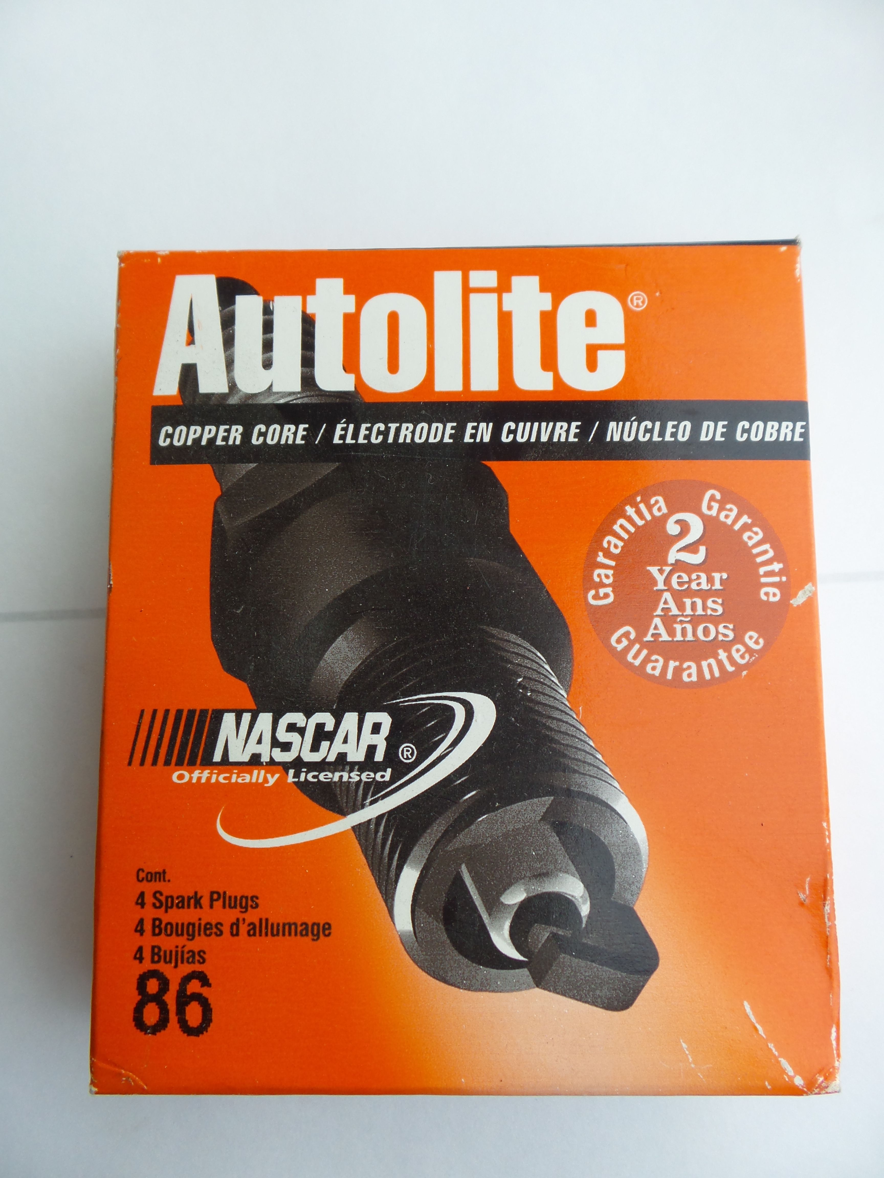 4 NEW Spark Plug Copper Resistor Autolite 86