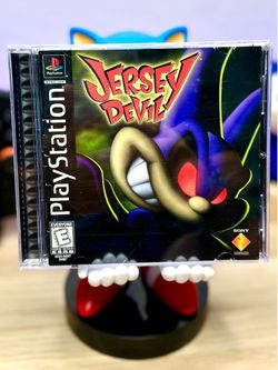 Jersey Devil (PlayStation 1, 1998) PS1 CIB Tested Original Black Label