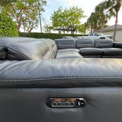 Sofa/Couch Sectional - Real Leather - Recliners - Delivery Available 🚛