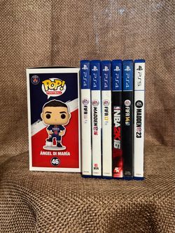 PS4/PS5 Sports Games Bundle + Funko Pop