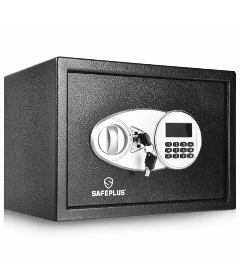 Security Safe Box 2 Layer Cabinet Safe w/Electronic Digital Keypad Deposit Box