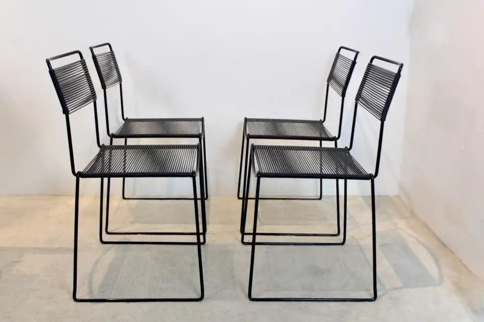 Spaghetti Chairs by Giandomencio Belotti, 1980s - Sold separately or all 6 - $150