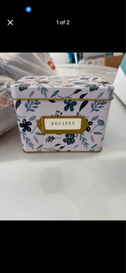 Wedding Item Recipe Box
