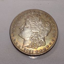 GREAT 1X1 REMAKE US (2021-S) MORGAN ONE DOLLAR SOUVENIR COIN**22GR.**