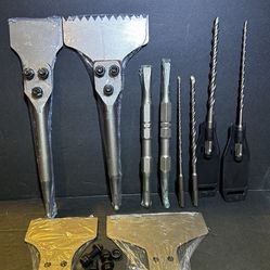 Hammer Drill Beats And Chisels 10 Pc