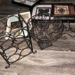 Wine Rack & Fruit Basket 