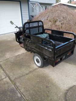 Electric Dump Bed Trike/Tricycle Scooter. Black. New!
