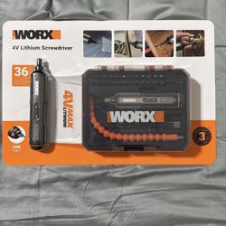 Worx Cordless Lithium Screwdriver