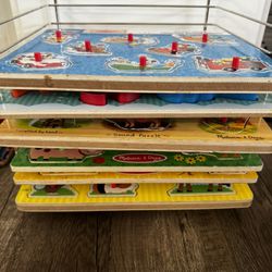 Toddler Wood Puzzles Melissa & Doug & Disney