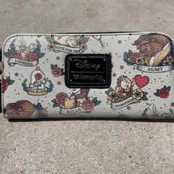 ⭐️Loungefly Disney Belle Tattoo Wallet⭐️