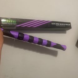 Elite Massage Roller Stick Targets Sore, Tight Leg Muscles to Prevent Cramps and Release Tension. It's Sturdy, Lightweight, Smooth Rolling