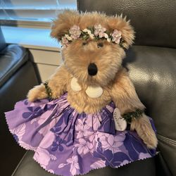 Vintage Hawaiian Teddy Bear