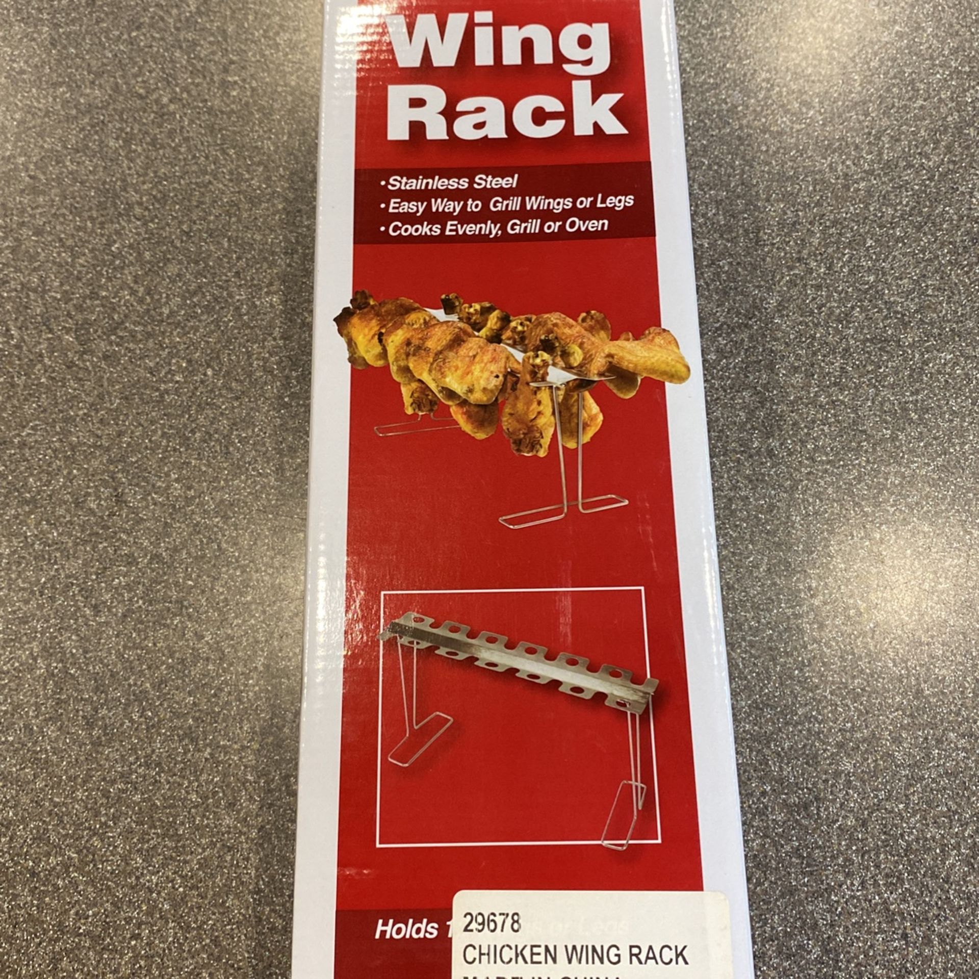 BBQ Wing Rack