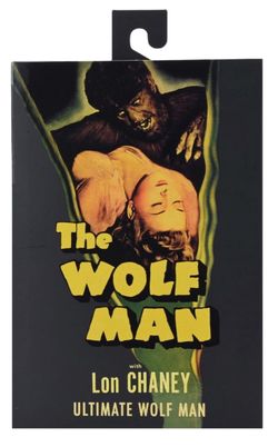 The Wolf Man 7" B&W Figure Lon Chaney Neca Reel Toys Universal Monsters NEW