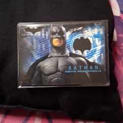 Piece Of Batman's Costume From Batman Begins