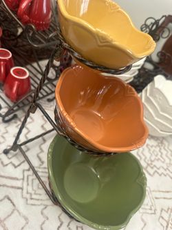 princess house 3 tier plate w/rack