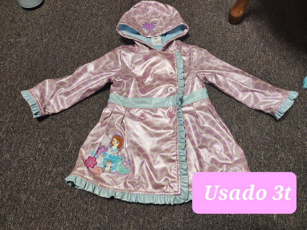 Princess Sofia Rain Jacket 3t