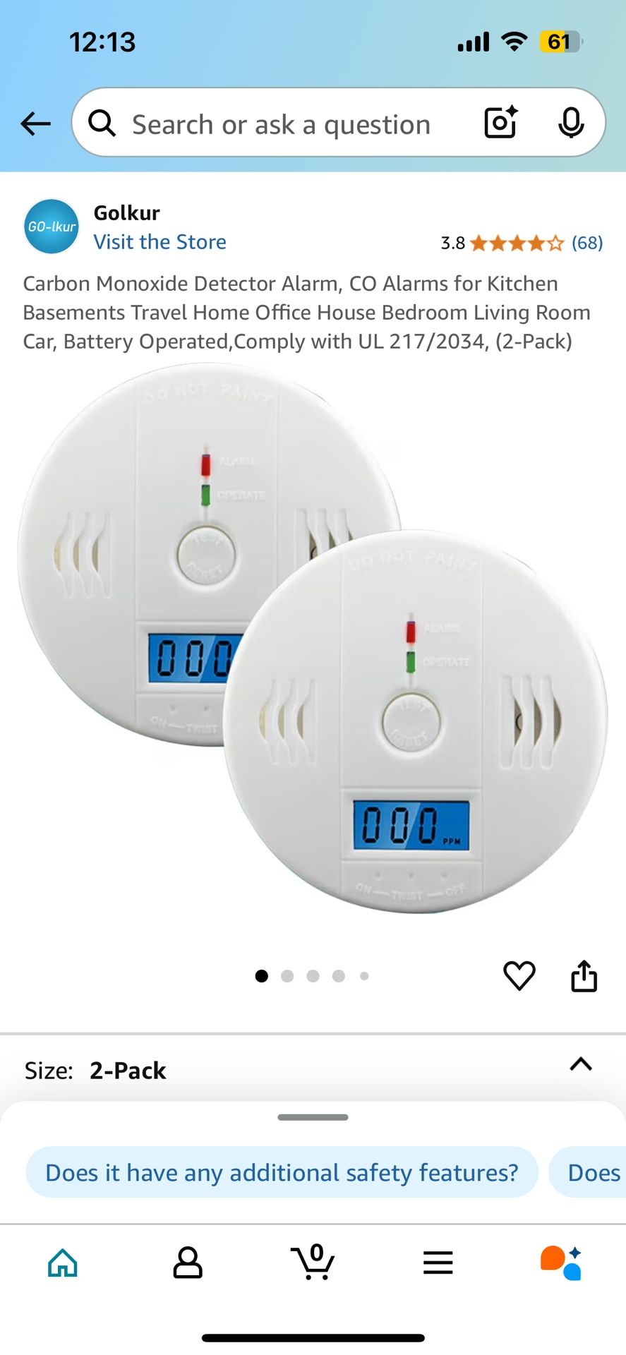 Carbon Monoxide Alarms