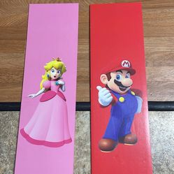 Mario Cardboard Display Signs From GameStop 
