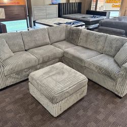 New Grey Sectional Couch 