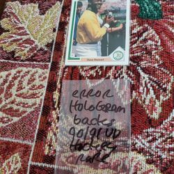 Oakland Atlantics Rare Error 1991 Upper Deck Hockey Sticks Hologram Backs Baseball Cards Lot 