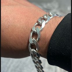 Silver Cuban Bracelet 