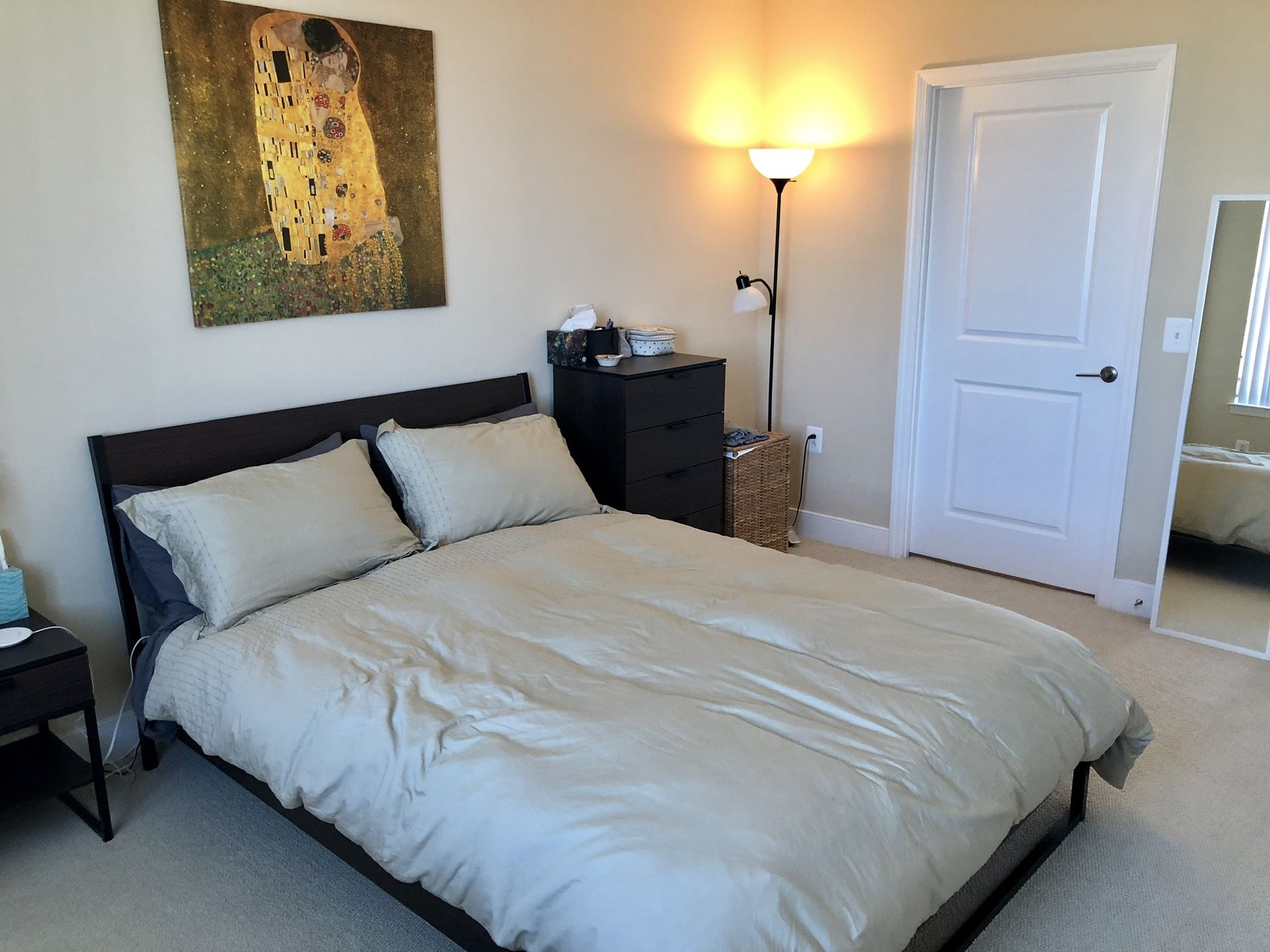 IKEA queen bed & mattress