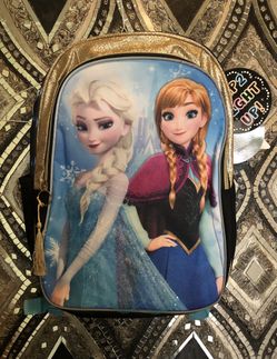 BRAND NEW W TAGS DISNEY ELSA ANNA FROZEN STUDENT KIDS BACKPACK SCHOOL