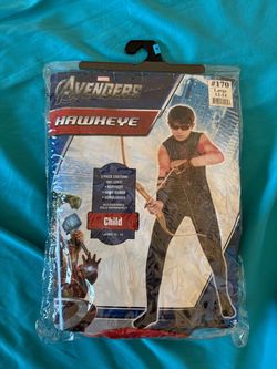 Large-size Hawkeye costume from The Avengers 2012 for boys, ages 12- 14. HALLOWEEN SALE! PLEASE READ DESCRIPTION