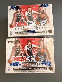 2025-26 Topps NBA Hoops Basketball Blaster Box Sealed - Cooper Flagg RC - 2 Available
