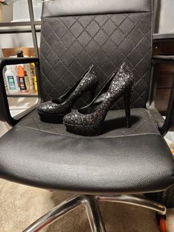 Jessica Simpson Platform Sequined Heels