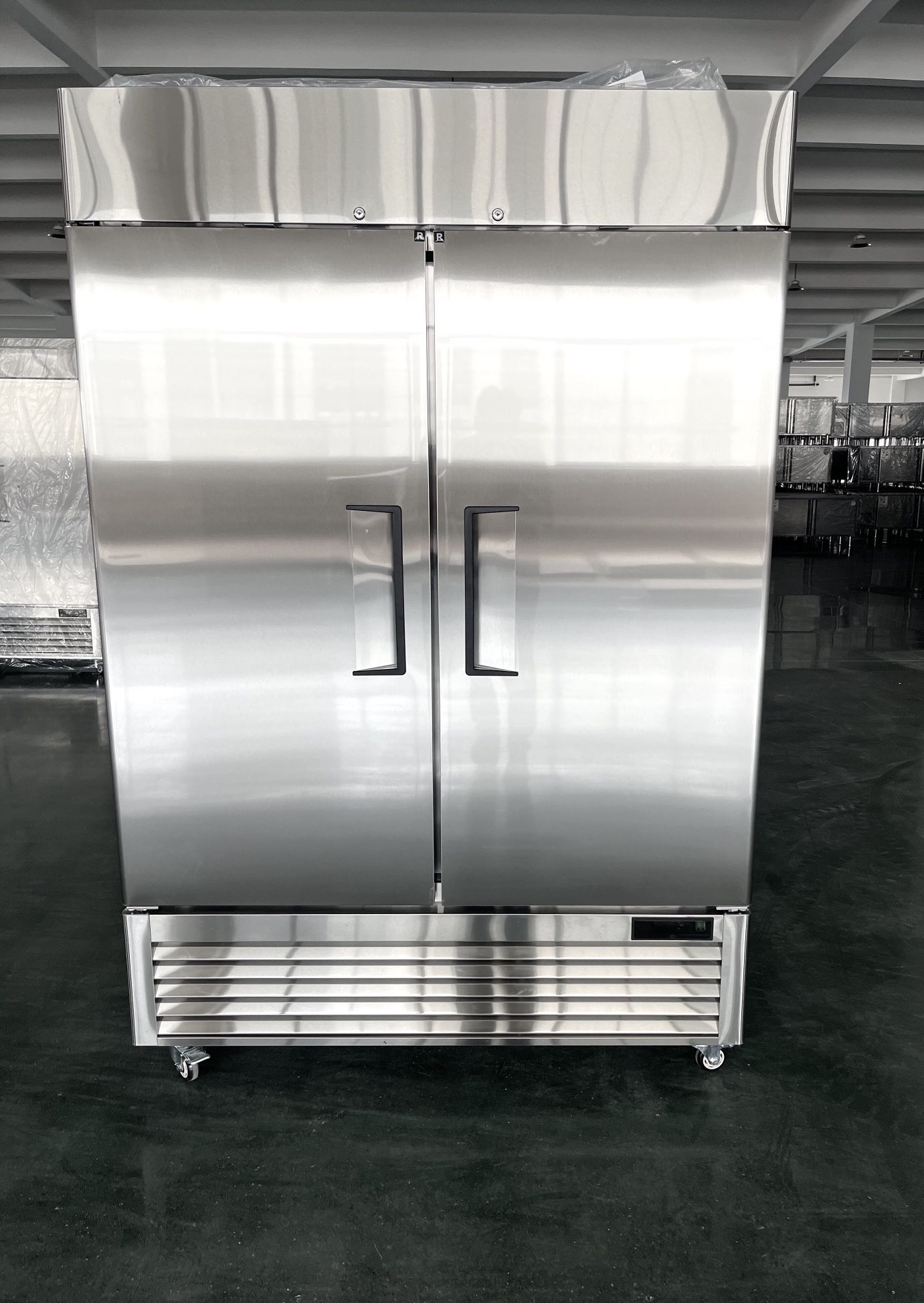 2 Door Stainless Steel Freezer
