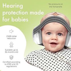 Alpine Muffy Baby Ear Protection for Babies and Toddlers up to 36 Months - CE & ANSI Certified - Noise Reduction Earmuffs - Comfortable Baby Headphone