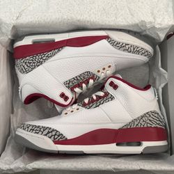 Jordan 3 Cardinal Red Size 9