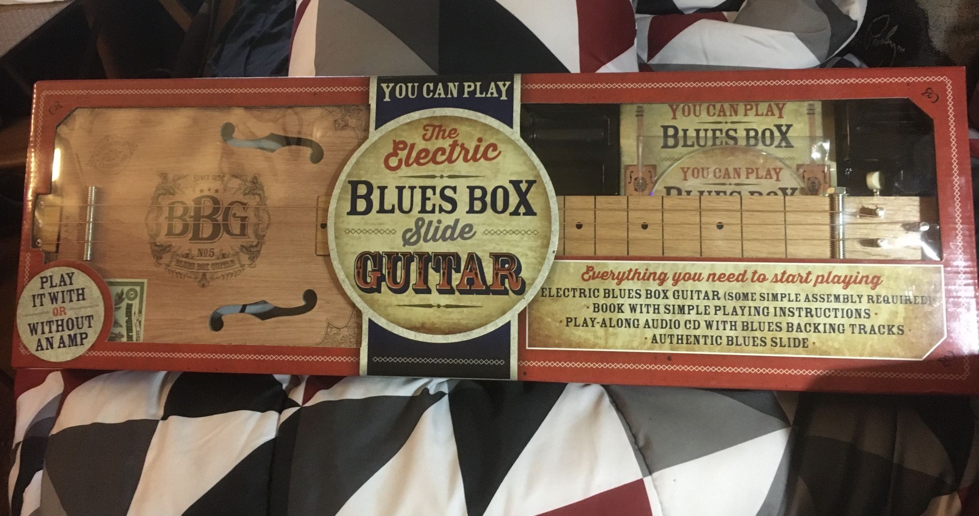 Electric Blues Box Slide Guitar for Sale in Oak Glen, CA OfferUp