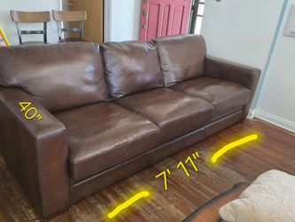 Leather sofa