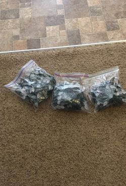 10 foot lengths of LED crystal bulbs X3