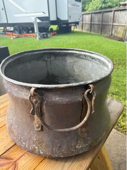 100%15 gallon copper pot
