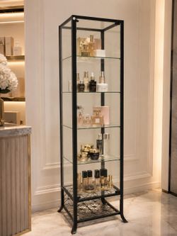 Glass Display Cabinet / Vitrina with Lock – ✅SPECIAL PRICE
