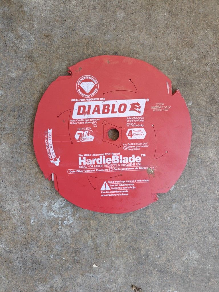 Diablo Hardieblade New
