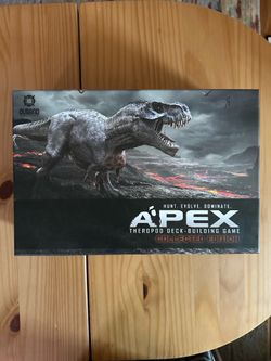 Apex Theropod CE KS deck building game with neoprene mats