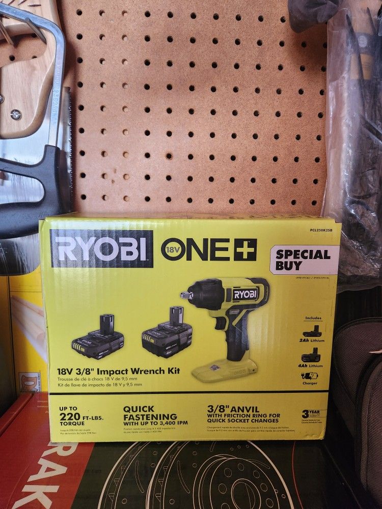Ryobi Impact Wrench Combo