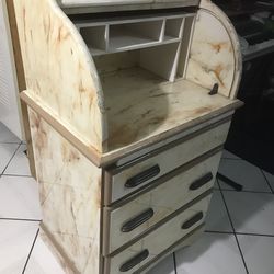 3 Drawer Desk With Cubbies Pull Out Table