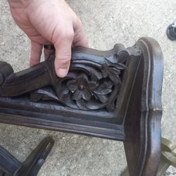 Pair - Vintage Wood Shelves