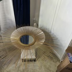 Sunburst Metal Wall Decor 