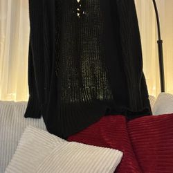 Long Sleeve Black Cardigan