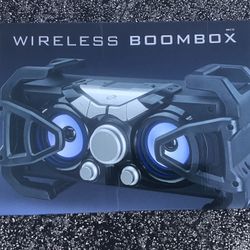 Wireless Boom Box Amplifier, Blue Tooth, With Light Show, New In Box 📦 