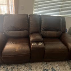 Leather Reclining Couches