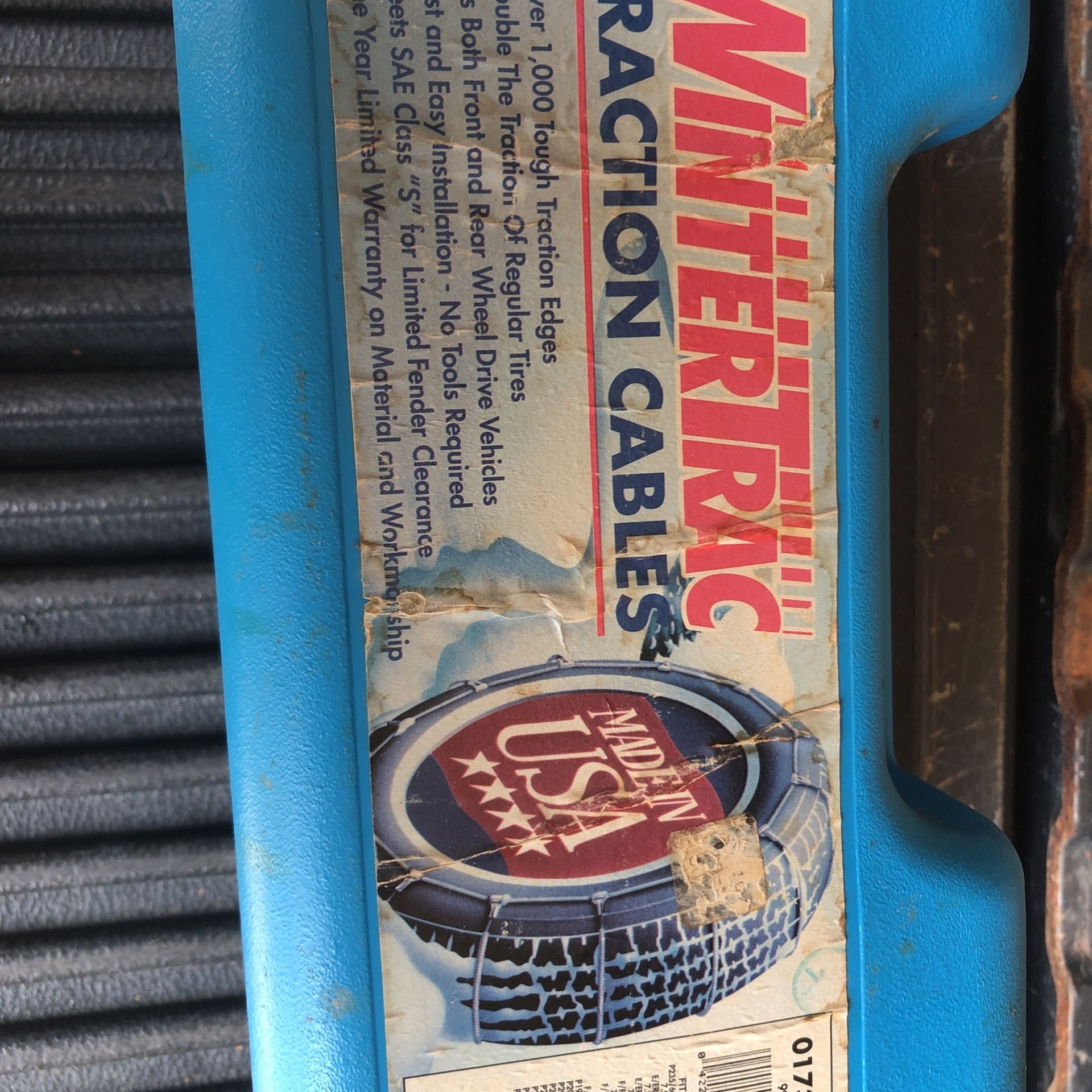 Tire Traction Cables . WinterTrac by Peerless Chain Co.