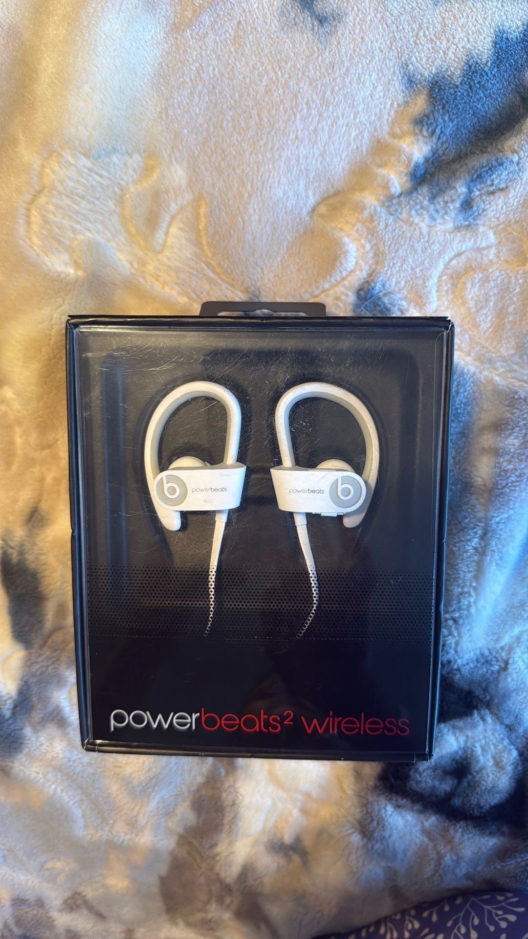 Beats by Dr. Dre POWERBEATS 2 White/Grey Wireless Headphones B0516 New/Sealed